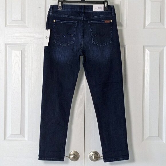 7 FOR ALL MANKIND josefina feminine boyfriend Women's Jeans Size 29 NWT - Picture 2 of 9